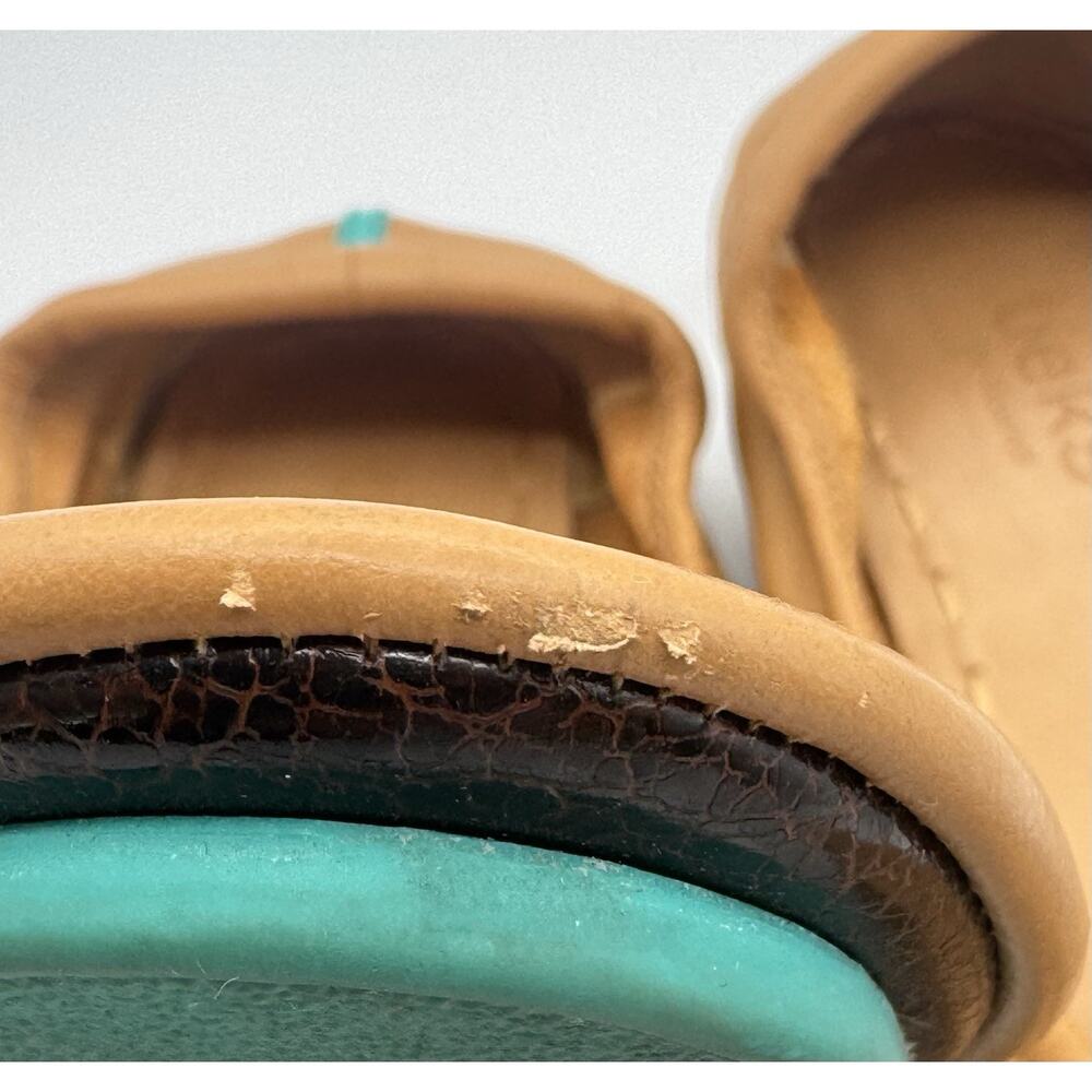 Tieks Gavrieli Ballet Flats Sz 9 M Camel Tan Nappa Leather Foldable Shoes Travel - Picture 3 of 16